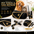Premium Pet Towel & Nail Filer