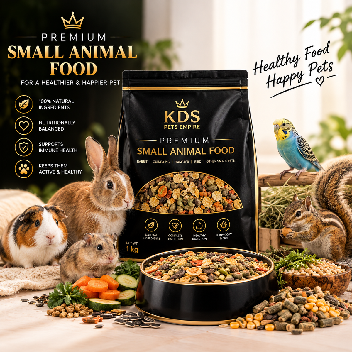 Premium Small Animal Food